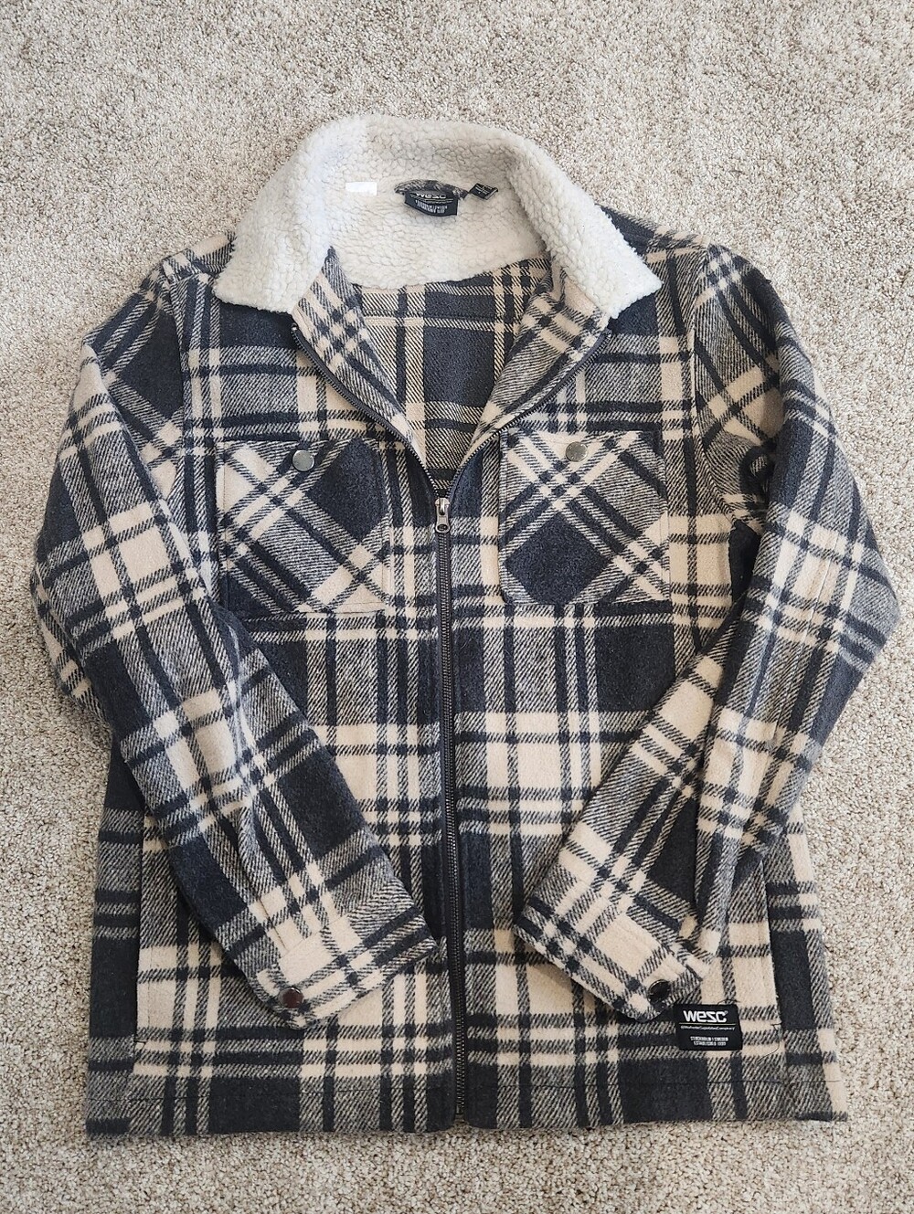 WeSC Zip Up Flannel